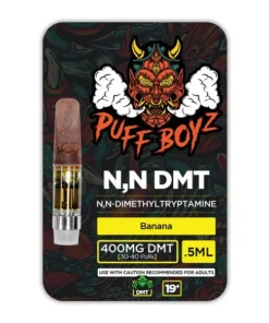 Puff Boyz NN DMT .5ML (400MG) Cartridge – Banana Flavour